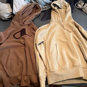 Mens Brown Champion Hoodie ONLY LEFT AVAILABLE